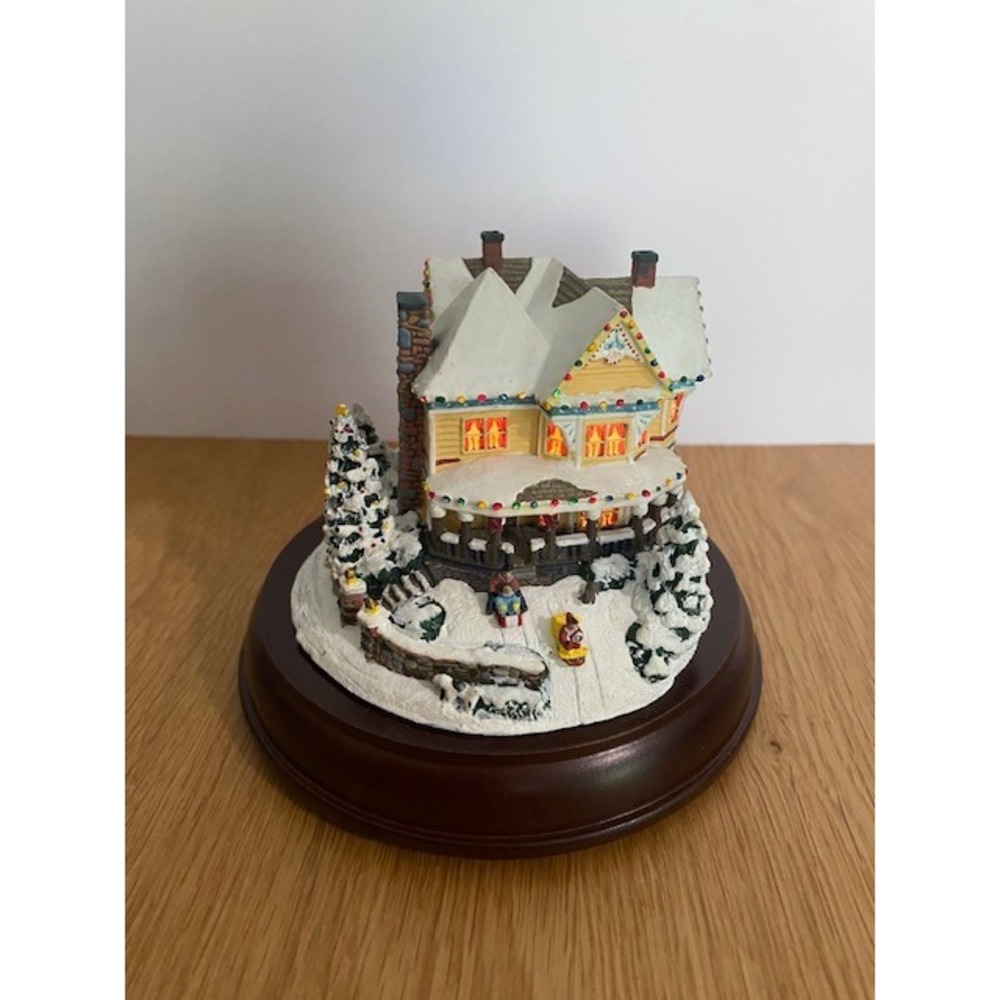Thomas Kinkade Victorian Lights Homestead Hawthorne Village 79263 4 inch Lighted